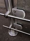 304 cargos de aço inoxidável da balaustrada para trilhos de vidro moderados do balcão