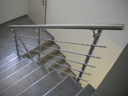 Balaústres de aço inoxidável modernos dos trilhos para a cerca da escadaria/terraço/associação